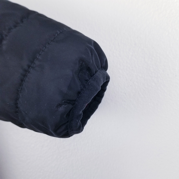 Nike JUST DO IT Fleece-Lined Black & Red Puffer Coat, size 12 Months - Picture 10 of 12